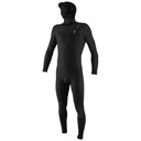 Hyperfreak 5/4Mm+ Chest Zip Full W/Hood (Black / Black)